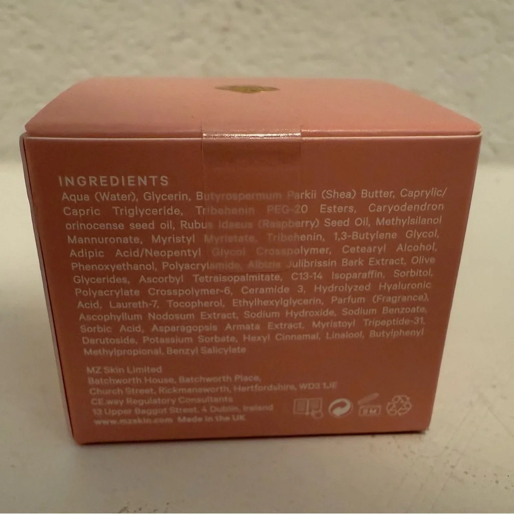 MZ SKIN Soothe & Smooth Hyaluronic Brightening Eye Complex Cream NEW Full Size